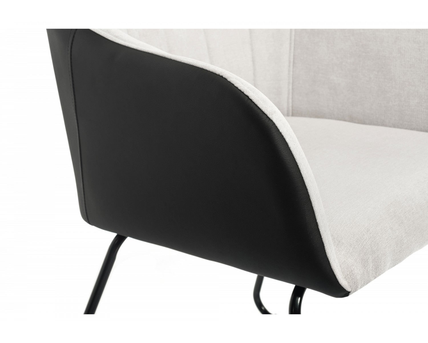 Стул Stef light grey / black