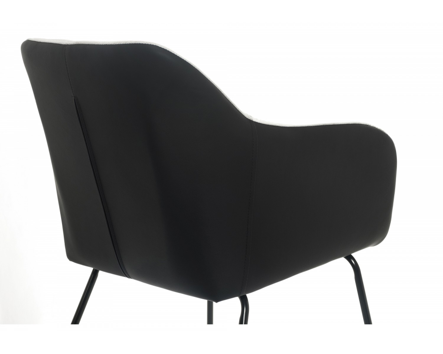 Стул Stef light grey / black