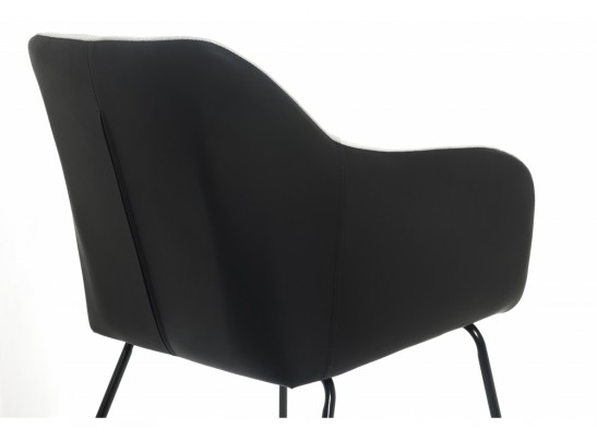 Стул Stef light grey / black