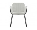Стул Stef light grey / black