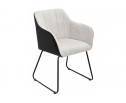Стул Stef light grey / black