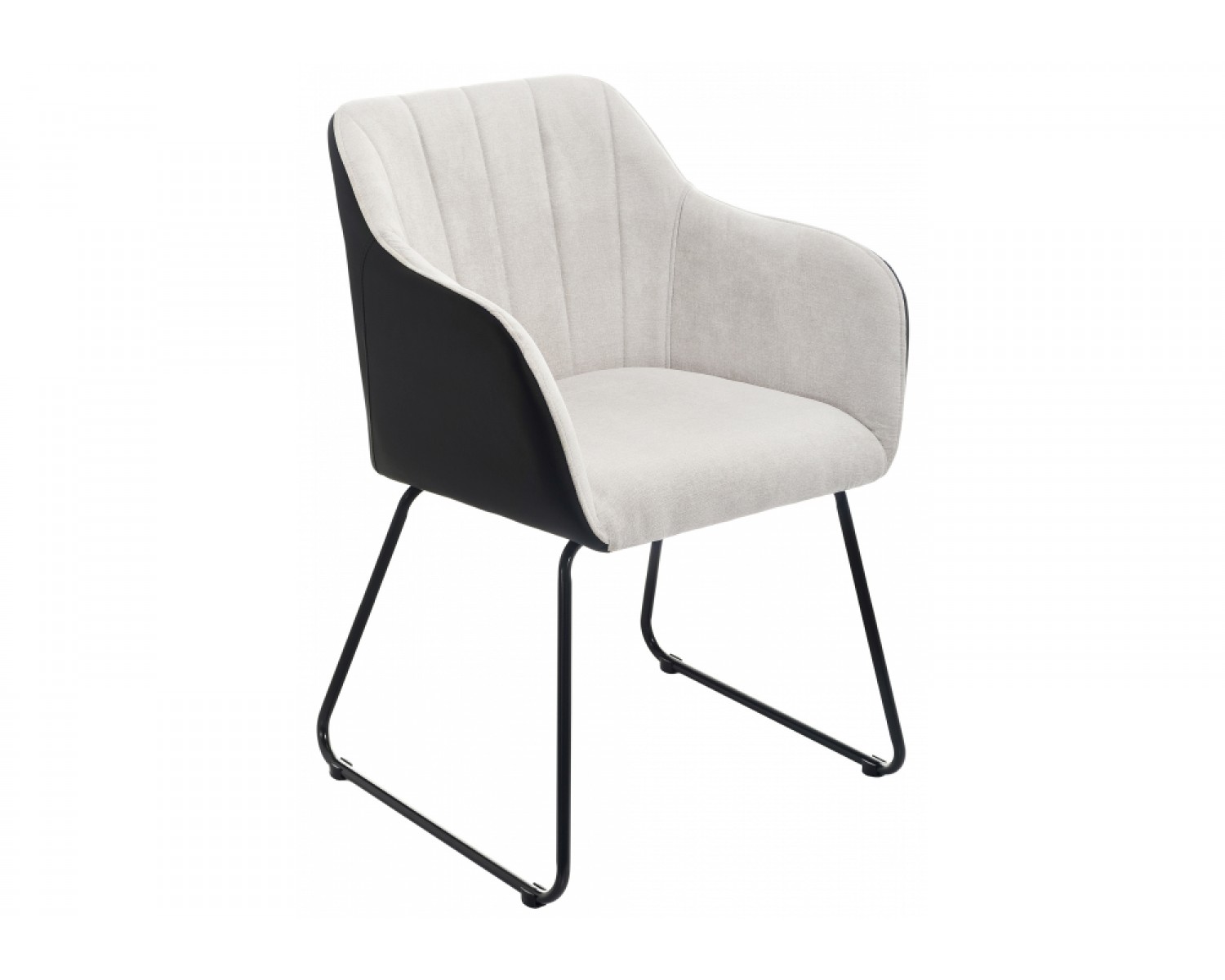 Стул Stef light grey / black
