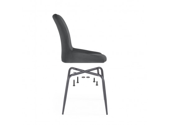 Стул на металлокаркасе Lado gray / black
