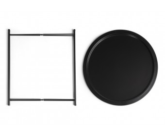 Журнальный столик-поднос Tray 47х51 black