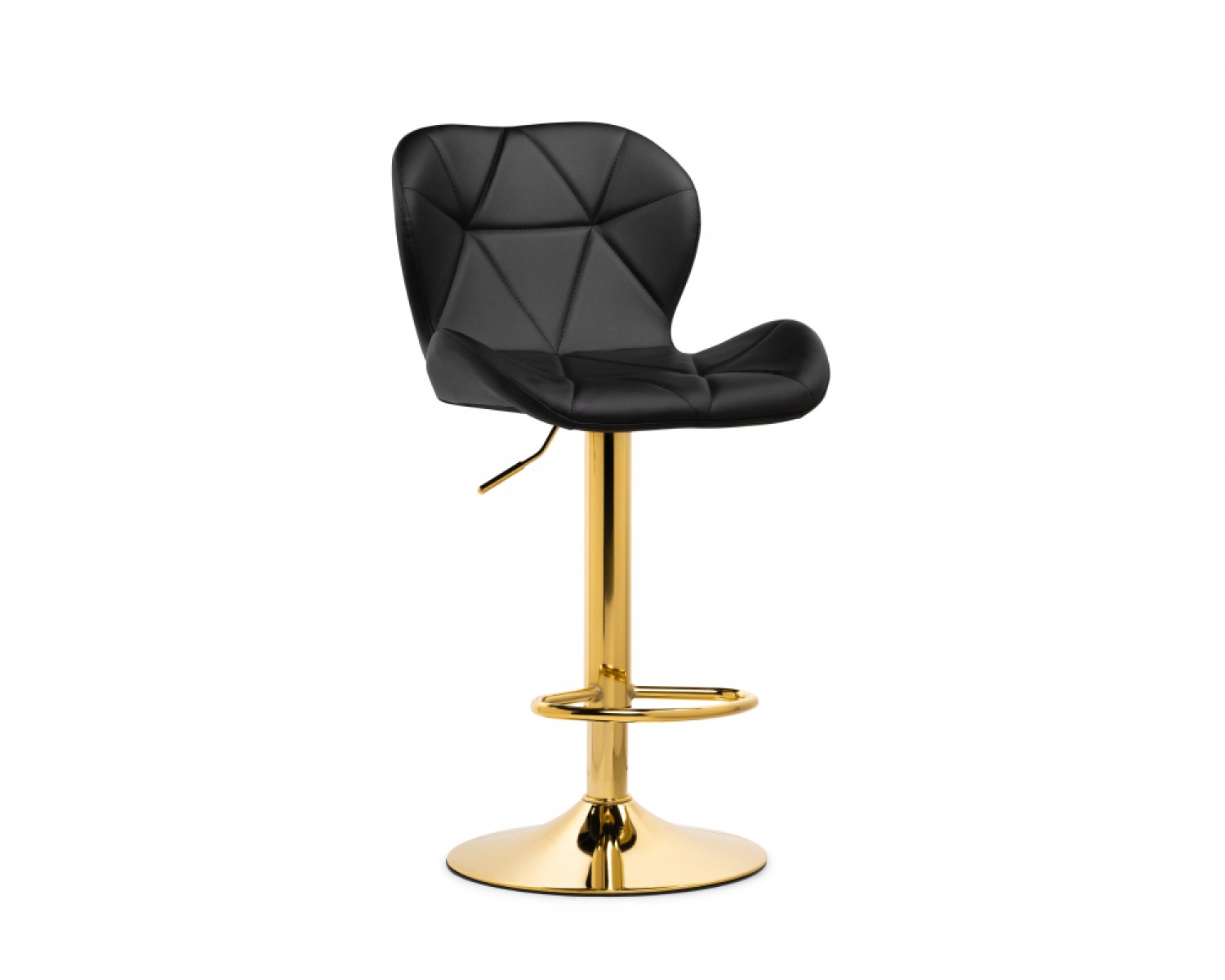 Барный стул Trio black / gold
