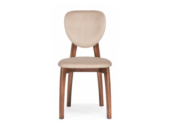 Деревянный стул Вакимо ткань tenerife beige / миланский орех