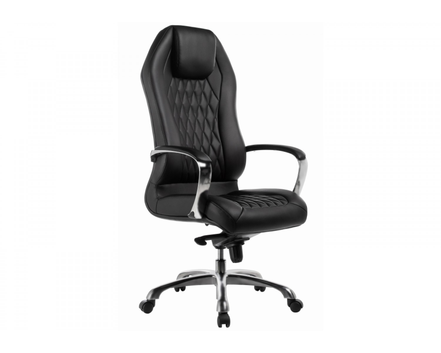 Компьютерное кресло Damian black / satin chrome