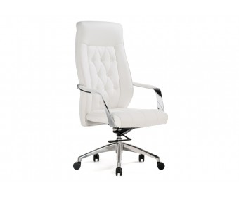 Компьютерное кресло Sarabi white / satin chrome
