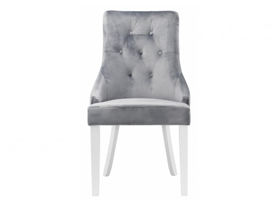 Стул Elegance white / grey