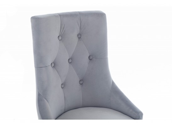 Стул Elegance white / grey