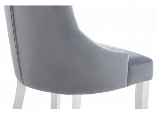 Стул Elegance white / grey