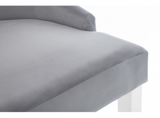 Стул Elegance white / grey