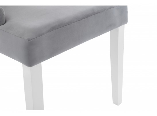 Стул Elegance white / grey