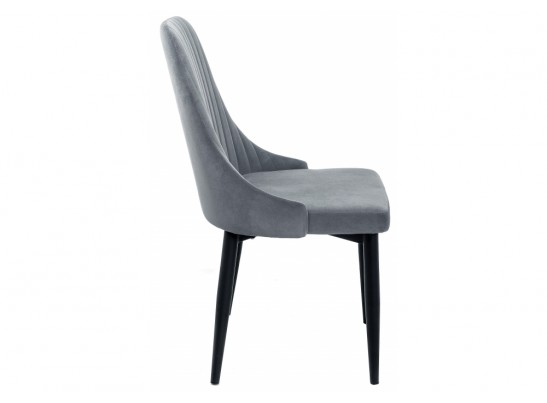 Стул на металлокаркасе Kora gray / black