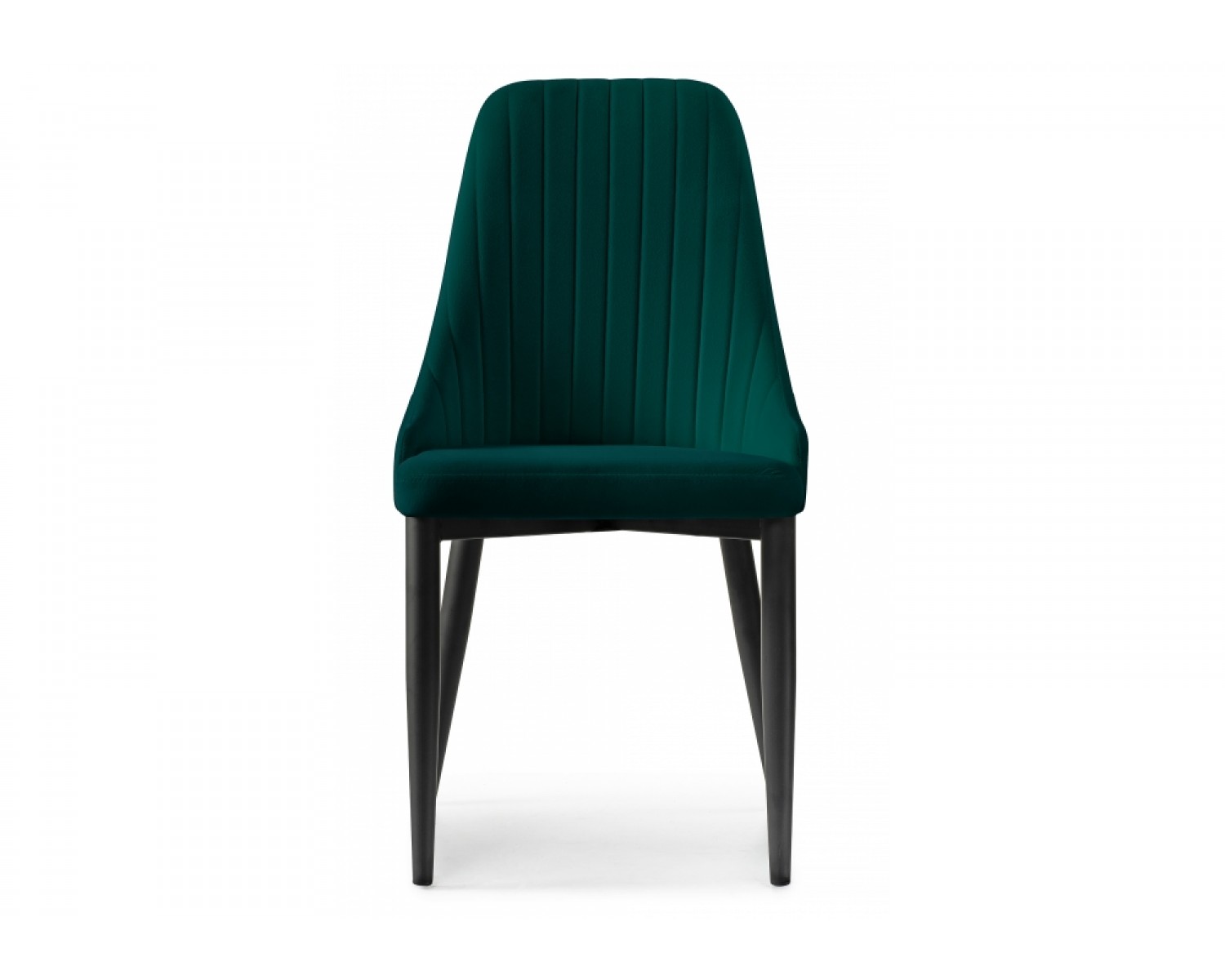 Стул на металлокаркасе Kora green / black