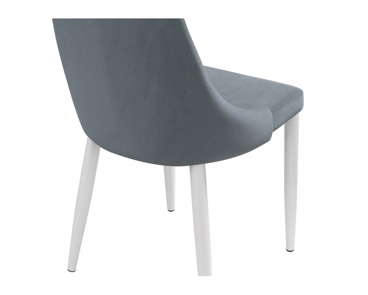 Стул на металлокаркасе Kora white / gray