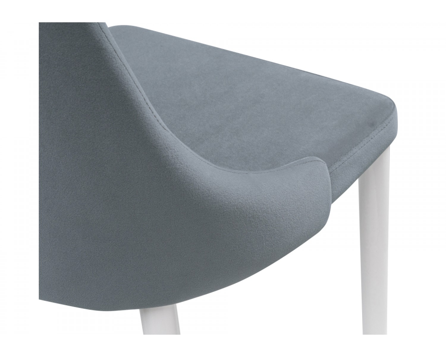 Стул на металлокаркасе Kora white / gray