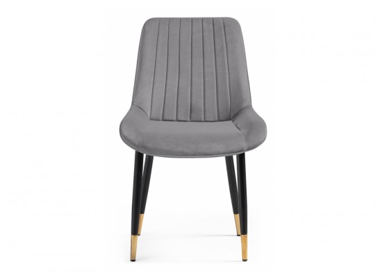 Стул на металлокаркасе Seda 1 dark gray / gold / black