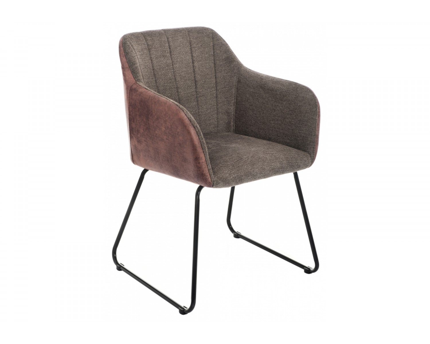 Стул Stef grey / dark red