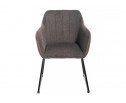 Стул Stef grey / dark red