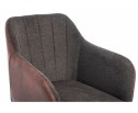 Стул Stef grey / dark red