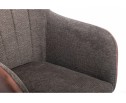 Стул Stef grey / dark red