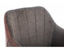 Стул Stef grey / dark red
