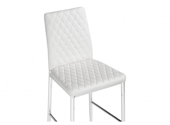 Барный стул Teon white / chrome