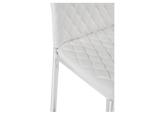 Барный стул Teon white / chrome