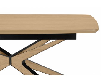 Деревянный стол Roxy 160(220)x90 светлый дуб
