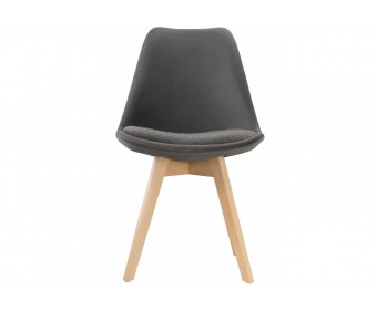 Деревянный стул Bonuss dark gray / wood