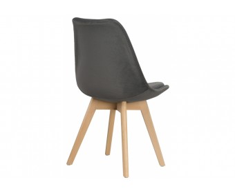 Деревянный стул Bonuss dark gray / wood