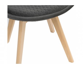 Деревянный стул Bonuss dark gray / wood