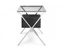 Компьютерный стол Monki black / chrome