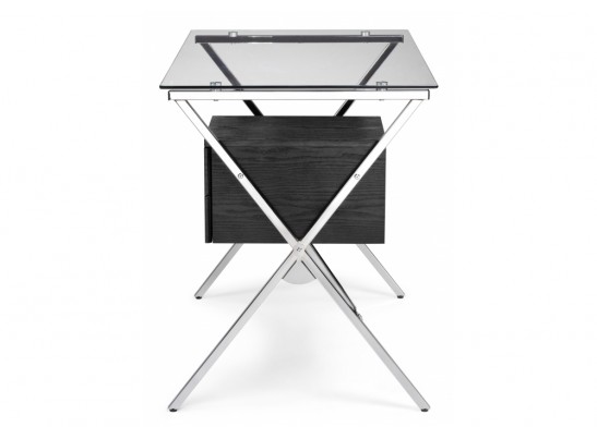 Компьютерный стол Monki black / chrome