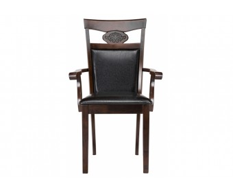 Кресло Luiza dirty oak / dark brown
