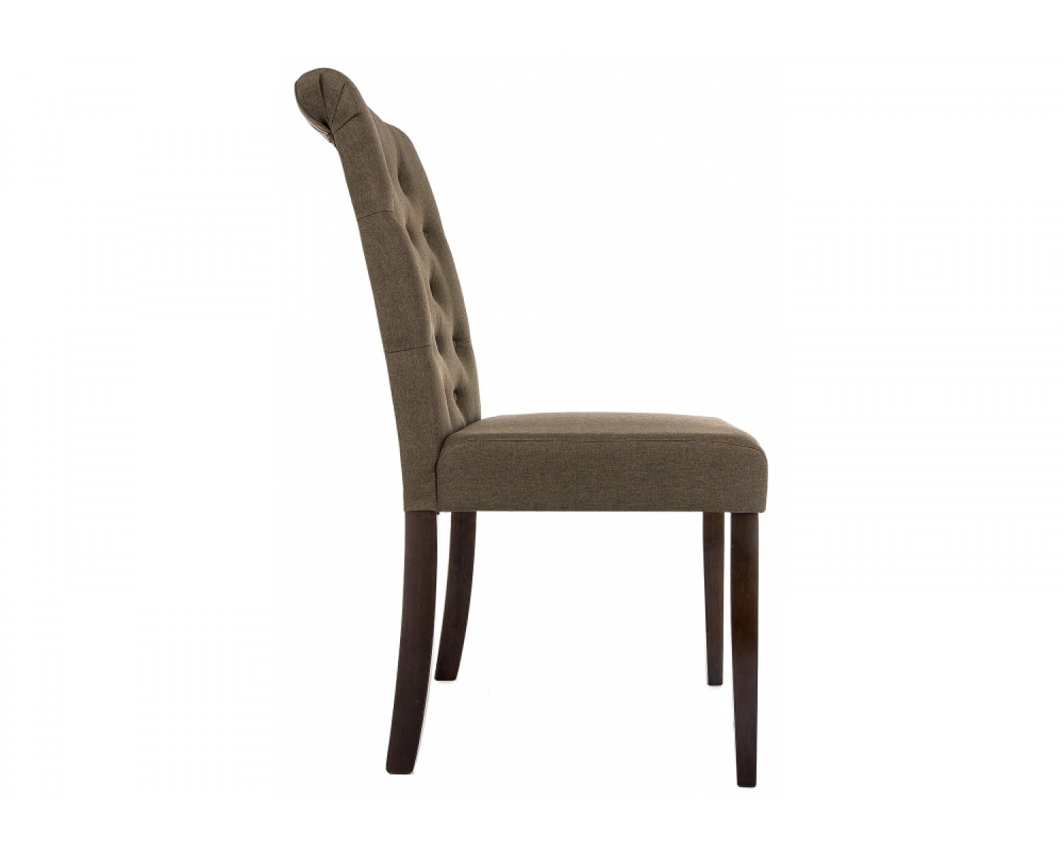 Стул Amelia dark walnut / fabric brown