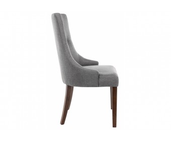 Стул Elegance dark walnut / fabric grey