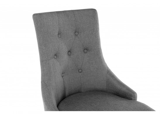 Стул Elegance dark walnut / fabric grey
