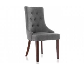 Стул Elegance dark walnut / fabric grey