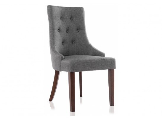 Стул Elegance dark walnut / fabric grey