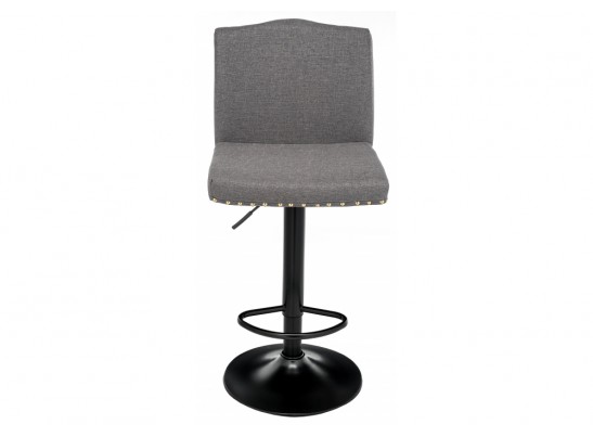 Барный стул Crown grey fabric