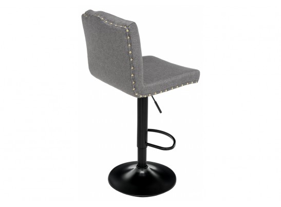Барный стул Crown grey fabric