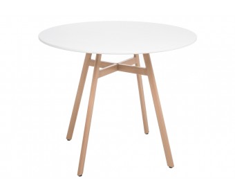 Обеденная группа Арги 80 light purple / white / wood
