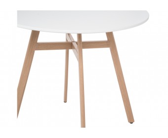 Обеденная группа Арги 80 light purple / white / wood