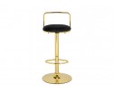 Полубарный стул Lusia black / gold