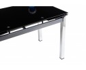 Стол раскладной Kvadro 110 черный