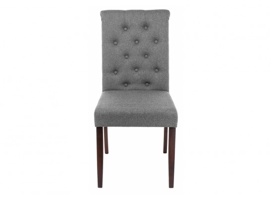 Стул Amelia dark walnut / fabric grey