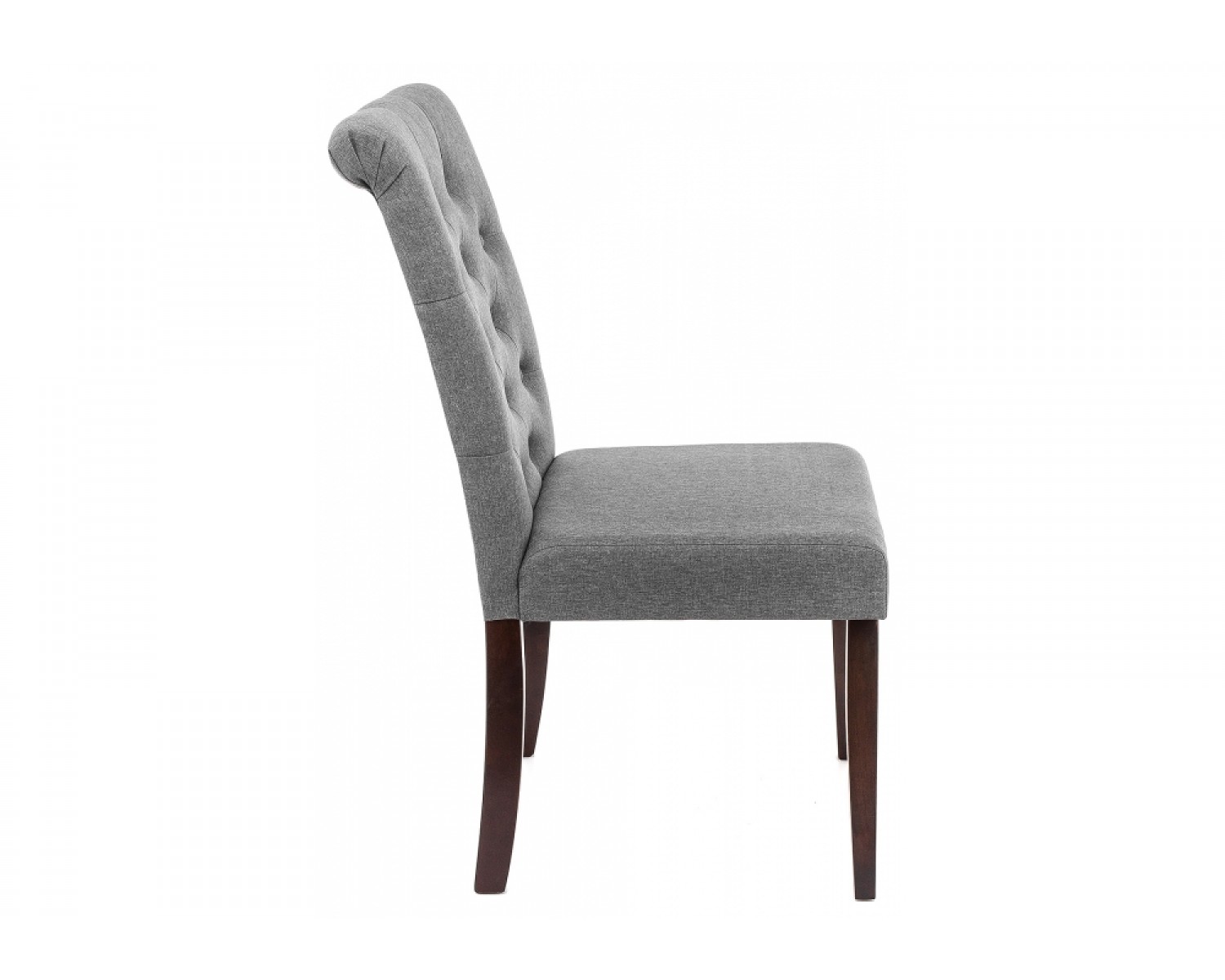 Стул Amelia dark walnut / fabric grey