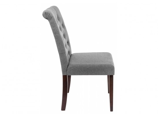 Стул Amelia dark walnut / fabric grey